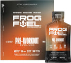 Frog Fuel Ultra Energy Gel & Pre Workout Shot with 1500mg Beta Alanine, Electrolytes 8g Protein Nano-Hydrolyzed Grass Fed Collagen, 10g Carbs, Gluten Free, Fat Free, Berry, 1.2 oz Packets, 24 Pack