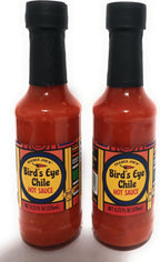 Trader Joe's Bird's Eye Chile Hot Sauce, 4.22 Fl Oz, Spicy Condiment, Glass Bottle (2 Bottles)