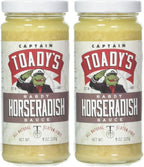 Captain Toady's Hardy Horseradish Sauce (8 oz.) (Pack of 2)