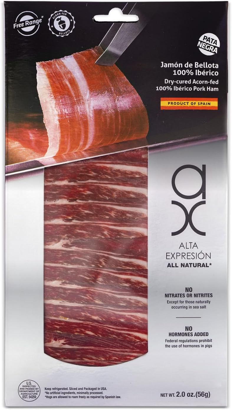 ACORN-FED 100% IBERICO HAM // JAMON 100% IBERICO DE BELLOTA (2 Oz each) BY COVAP (2)