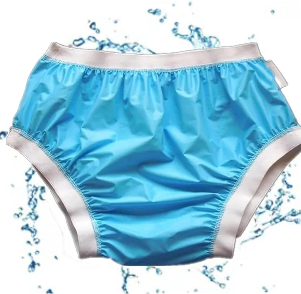 Mens Incontinence Leak-Protection Pants, Washable Pants, for Adult Kids Shorts (Size : Large)