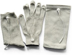 Pair of Conductive Fiber TENS/EMS Electrode Gloves & Massage Kneepads & Massage Socks With 6pcs Adapter Lead Wires For TENS/EMS Machine For Physical Therapy