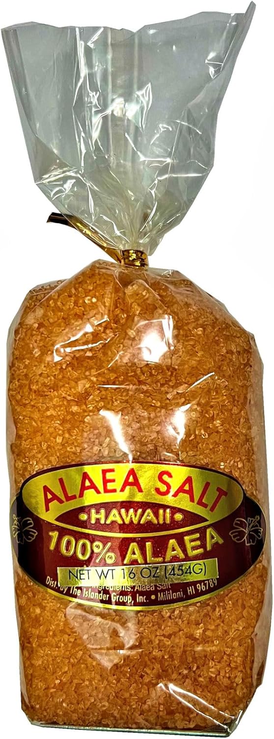 Alaea Red Volcanic Hawaiian Artisan Gourmet Sea Salt Kosher 1 lb from Maui, Hawaii