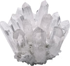 Amazing Gemstone Large Clear Quartz Crystal Cluster Points for Meditation, Home Decor and Gift - Natural Quartz Crystals and Healing Stones for Enhance Energy with Large Crystals Points