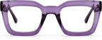 AQWANO Stylish Oversized Reading Glasses for Women Fashion Designer Readers Blue Light Square Computer Glasses