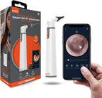 MOBI Connect Wi-Fi Otoscope for Ears, Nose & Throat - 1080P HD Lens, Multi-Axis Gyroscope, 6 LED Lights, 90+ Min Use, 3 Ear Speculum, Suitable for Adults & Children