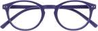 OPULIZE ZEN Reading glasses for Women Men,Scratch Resistant Round frame with Spring Hinges, Smooth Matte Purple +1.5 (Pack of 1)