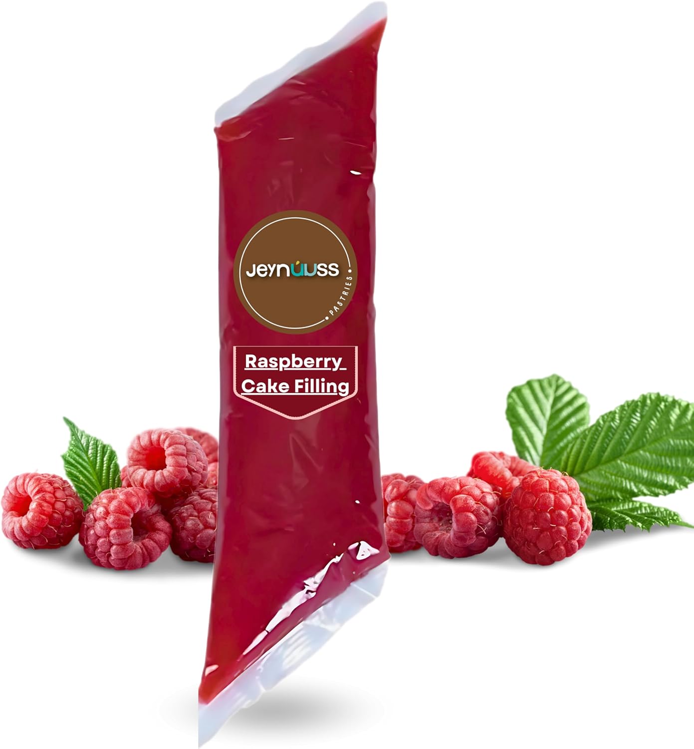 Jeynuuss Raspberry Cake Filling 2LB Pastry Filling Raspberry Filling for Cakes cream cheese filling Mermelada para Hornear Cake Filling Tub