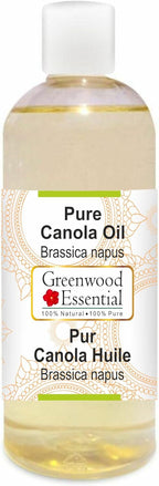 Greenwood Essential Pure Canola Oil (Brassica napus) Cold Pressed 200ml (6.76 oz)