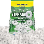 Wint O Green Hard Candy, 2lb Pack of Mints Bulk, Perfect for Sharing, Gifting, Weddings and Special Events, Classic Wintergreen Individually Wrapped with a Cool, Refreshing Taste