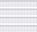 Reusable Mini Make-up Spatulas, 100 pieces,White.