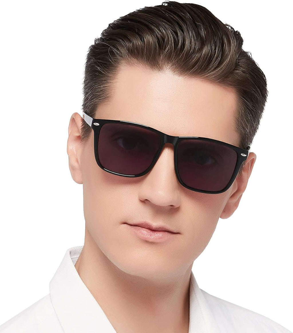 MARE AZZURO Oversized Reader Sunglasses Men Outdoor Reading Glasses 1.0 1.25 1.5 1.75 2.0 2.25 2.5 2.75 3.0 3.5 4.0