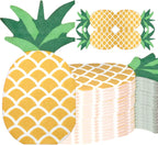 50 Pcs Pineapple Napkins 3.9 X 6.5 Inch Summer Party Napkin Disposable 2 Ply Pineapple Pattern Napkins for Summer
