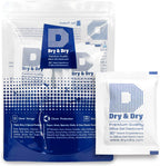 Dry & Dry 10 Gram [30 Packets] Silica Gel Packets Silica Gel Desiccants, Silica Gel Packs - Rechargeable Moisture Absorbers for Food Storage, Electronics, 3D Filament & Safes