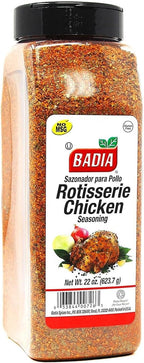 Badia Rotisserie Chicken Seasoning, 22 oz – Classic Blend for Poultry, Perfect for Roasting, Grilling & Air Frying