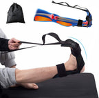 Foot and Calf Stretcher for Plantar Fasciitis, Leg Stretch Band，Improve Leg Stretching，Premium Physiotherapy Stretching Strap Improves Strength and Relief to Heel Spurs, Calf, Thigh and Hip