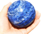 5-6CM/1.97-2.36inch Natural Crystal Spheres Lapis Lazuli Polished Divination Ball Decorative Sphere Reiki Healing Crystals Ball Healing Stone Crafts (50-60mm, Lapis Lazuli)