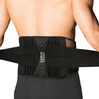 Lower Back Brace Adjustable & Breathable Lower Back Brace for Women and Men, Lumbar Back Support Belt Ideal for Work, Workout, Exercise, Running, Lifting, Walking, Fitness & Daily Comfort (L(34"-38"))