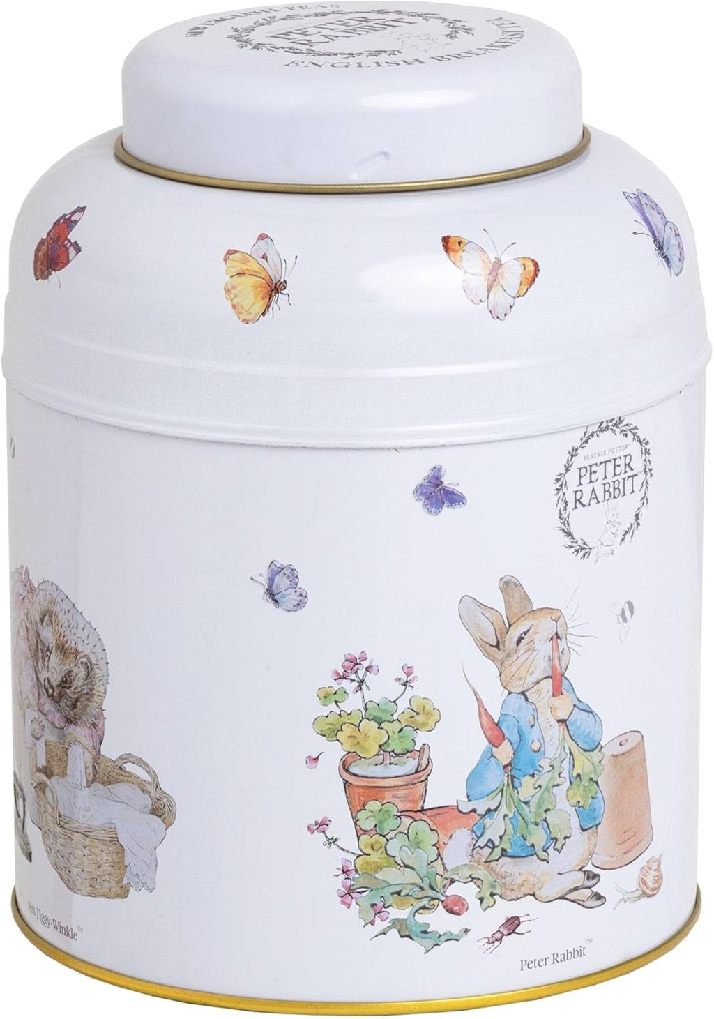 New English Teas Beatrix Potter Peter Rabbit Tea Caddy with 80 English Breakfast Teabags