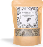 UNIGEMSMYTH Ripple Stream Mugwort herb Pure Leaves Fine Picked Bulk Nil Stem, Stalk, Artemisia vulgaris Chemical Free - 4 ounce