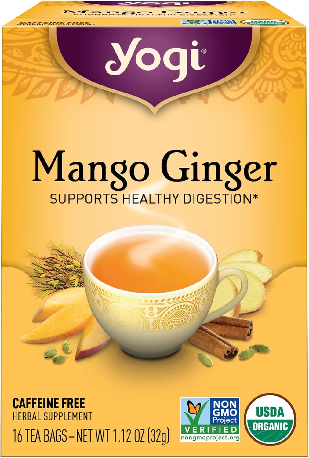 Yogi Tea, Mango Ginger, 16 ct