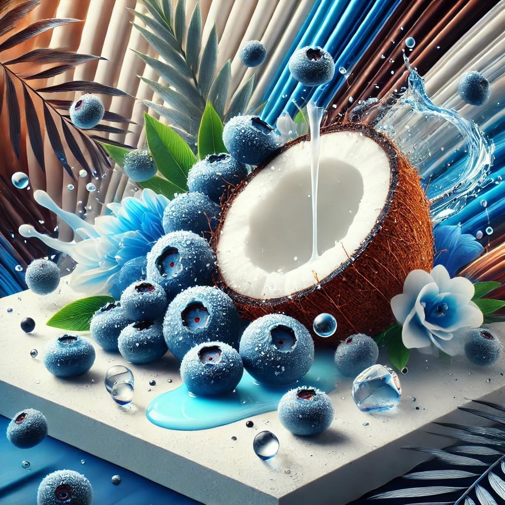 Coconut Blueberry - Coconut-Blueberry Flavor Concentrate - Vegan - Sasami - 10ml