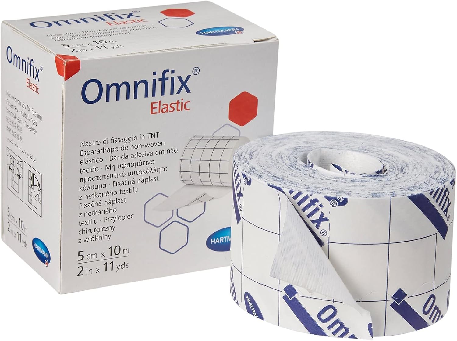 Hartmann Omnifix Elastic Dressing Retention Tape - 2in x 11yds (5cm x 10m)