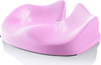 Benazcap Large Seat Cushion for Office Chair Memory Foam Coccyx Pain Relief Cushion Pillow for Back Support Non-Slip Seat Pad for Office Desk, Car Seat, Wheelchair, Sciatica-Pink
