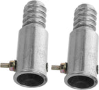 SOLUSTRE Threaded Tip Repair Kit Aluminum Alloy American Threaded Parts for Mop Broom Pole Handle Replacement Tips Easy Screw Rivet Mount