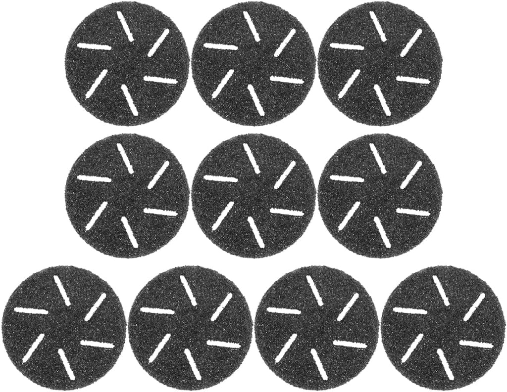 Healeved 10PCS Electric Foot File Replacement Pads Replacement Roller Heads for Electric Foot File Grinder Heads Refills Feet Dead Skin Remover Pedicure Tools for Smooth Feet
