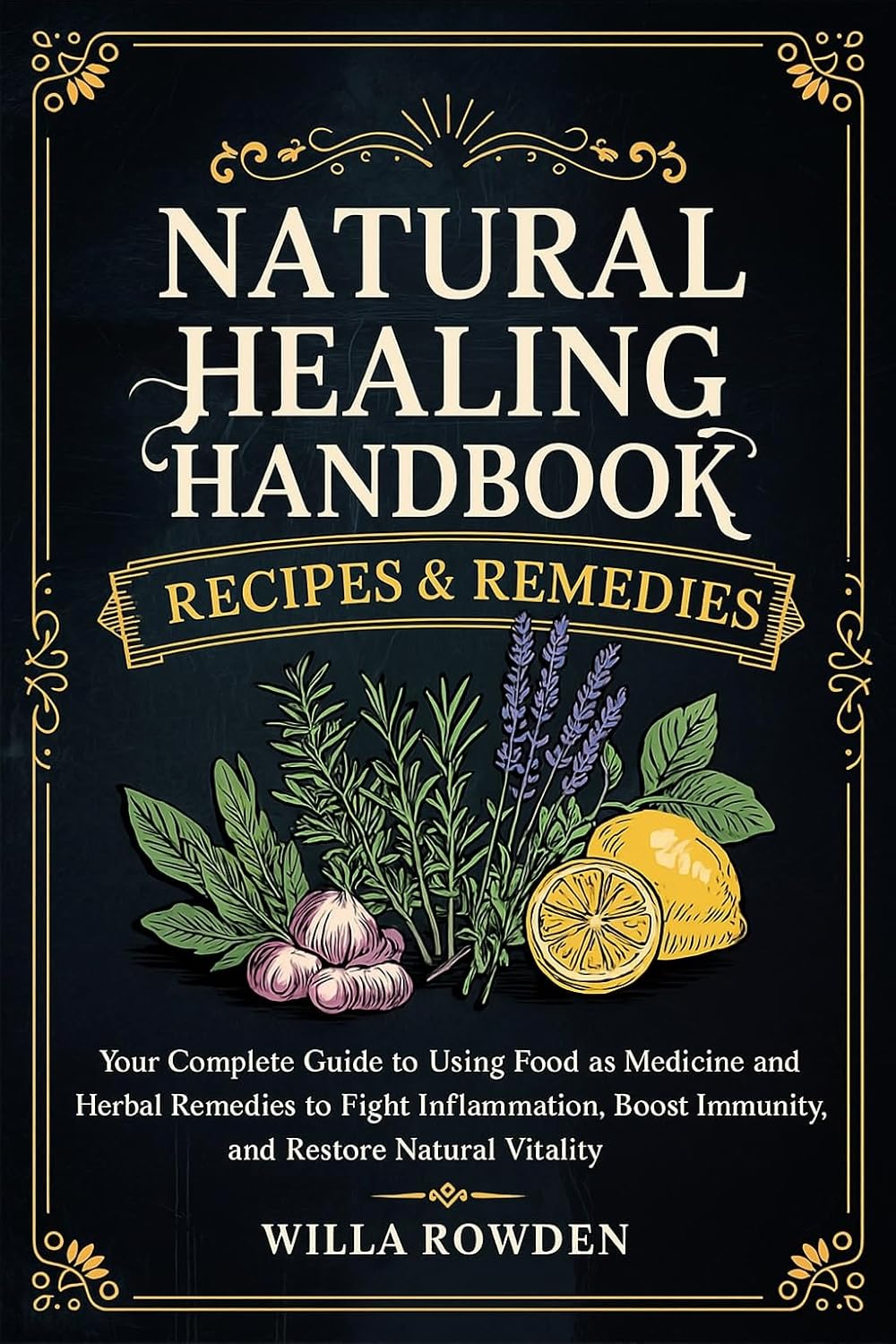 Natural Healing Handbook Recipes & Remedies: Your Complete Guide to Using Food as Medicine and Herbal Remedies to Fight Inflammation, Boost Immunity, and Restore Natural Vitality