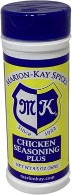 Marion-Kay Chicken Seasoning Plus, 9.5 oz, Premium Blend with Natural Herbs and Spices, Since 1922