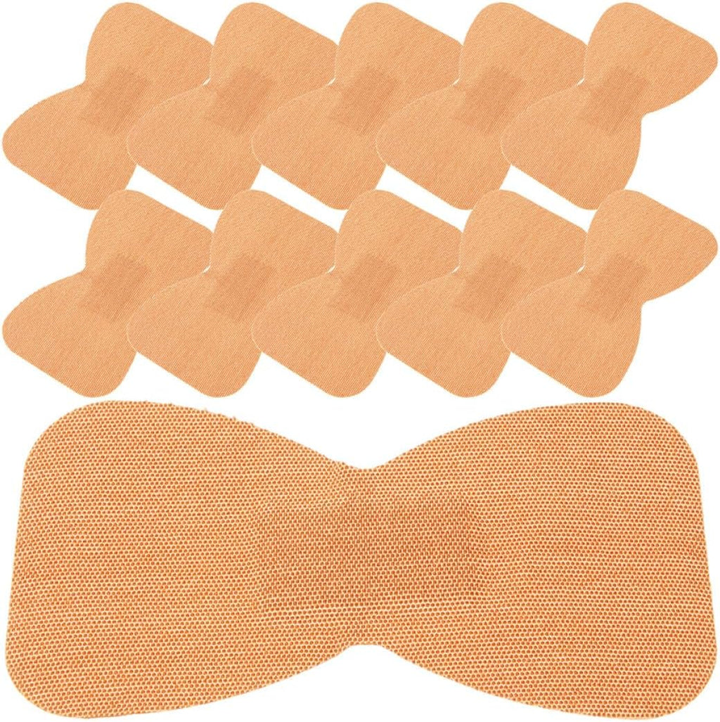 Breathable Elastic Fabric Bandage Stickers 20pcs Butterfly Shape 76x45mm Adhesive Wound Care Patches Flexible First Aid for Finger Joints and Small Wounds
