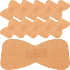 Breathable Elastic Fabric Bandage Stickers 20pcs Butterfly Shape 76x45mm Adhesive Wound Care Patches Flexible First Aid for Finger Joints and Small Wounds