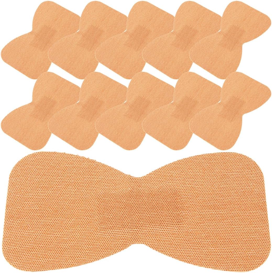 Breathable Elastic Fabric Bandage Stickers 20pcs Butterfly Shape 76x45mm Adhesive Wound Care Patches Flexible First Aid for Finger Joints and Small Wounds