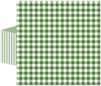 50 Pcs Green Gingham Paper Napkins, Disposable Green and White Checkered Luncheon Napkin Plaid Dinner Beverage Napkin for Picnic Baby & Bridal Shower Wedding Birthday Party Decorations