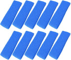 Mallofusa ® 10 PCS Sports Basketball Headband/Sweatband Head Sweat Band/Brace Gift Party Outdoor Activities