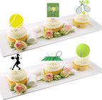 48 Tennis Cake Cupcake Toppers Sports Themed Party Supplies Decorations Tennis Racket Baby Shower Birthday Party Cake Decor