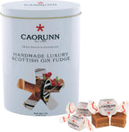 Gardiners of Scotland Handmade Fudge, Caorunn Celtic Gin Fudge 10.6 Ounce Tin