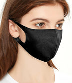 2 PCS Black Face Mask Cover Bandana Balaclavas, 2-Layer Unisex Reusable Fashion Washable face mask
