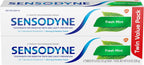 Sensodyne Fresh Mint Sensitive Toothpaste, ADA Accepted Toothpaste for Cavity Prevention and Sensitive Teeth Treatment - 4 Ounces (Pack of 2)