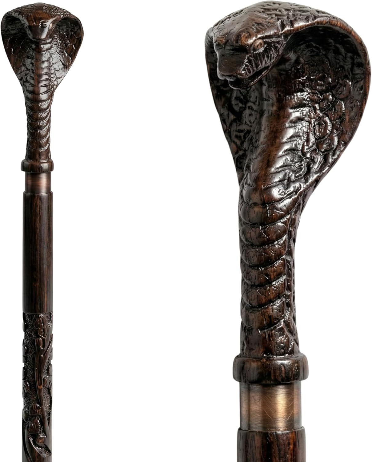 Handcrafted Wooden Walking Cane for Men & Women Ergonomic Grip, Stylish Design, Durable Support