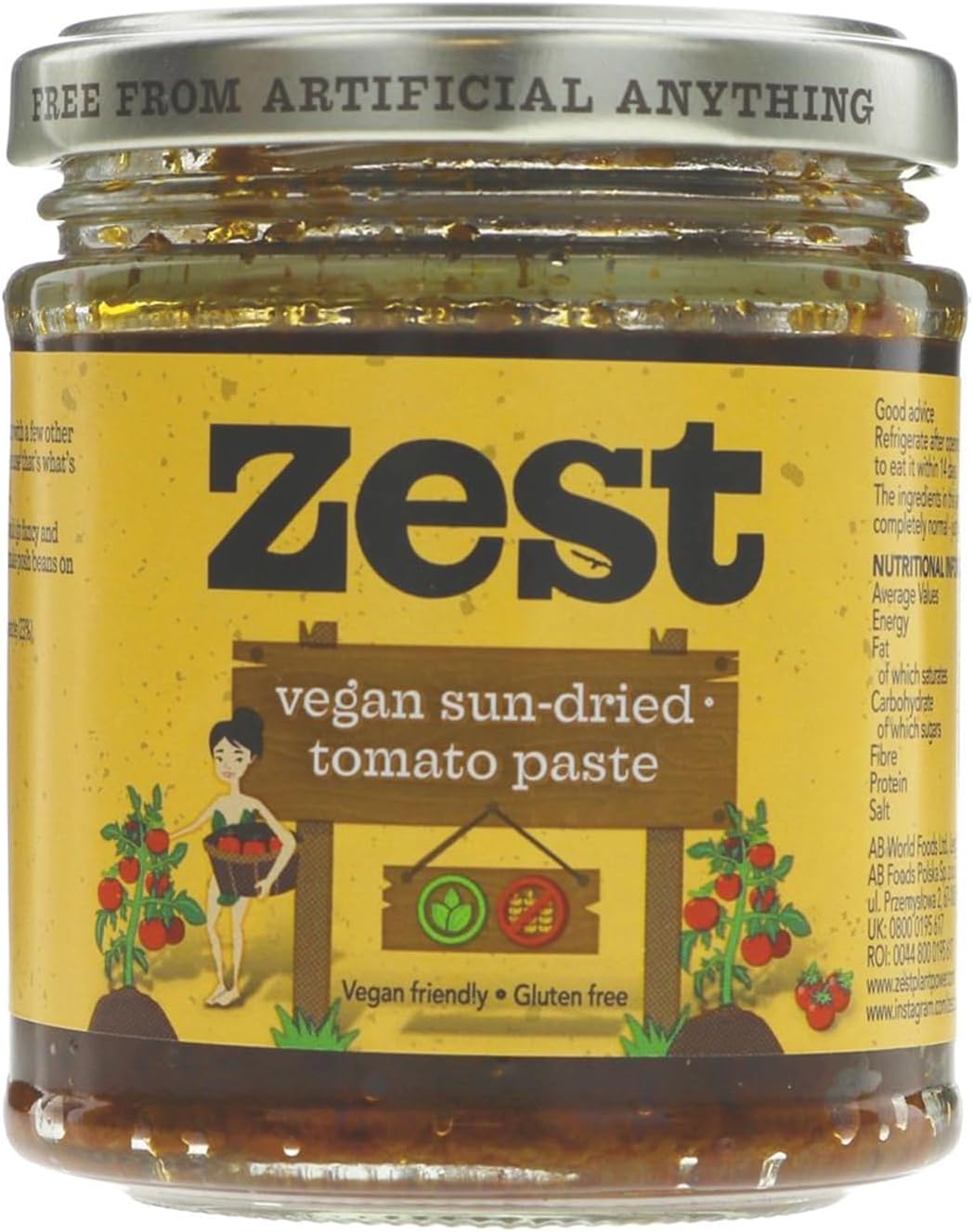Zest Sundried Tomato Paste 170g