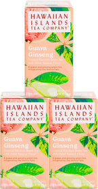 Hawaiian Islands Guava Ginseng Tropical Green Tea (60 Tea Bags (Pack of 3))