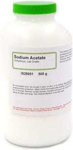 Lab-Grade Anhydrous Sodium Acetate, 500g - The Curated Chemical Collection