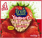 Fruit Bowl Fruit Flakes Strawberry with a Yogurt Coating (4x25g)