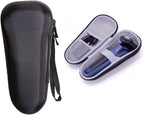 Hard Shell Razor Travel Case for Men's Electric Shavers Compatible with Norelco 2400 Series, 7000 Series 7200, 5000 Series 5400 S5880 5500 EVA Rotary Shaver Protective Cover Holder Storage Bag Pouch