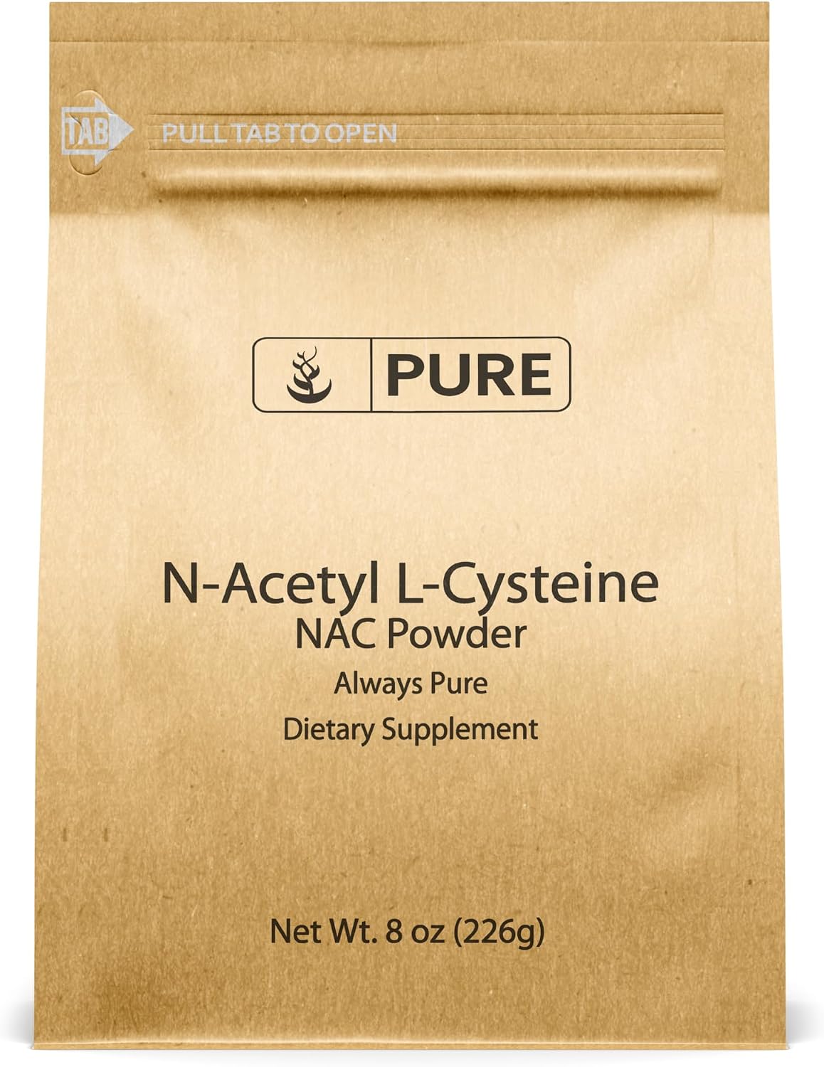 PURE ORIGINAL INGREDIENTS NAC N-Acetyl L-Cysteine Powder (8 oz) Lab Verified, Always Pure, No Fillers