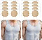 ANAMPION Nipple Covers for Men，80Pcs (40 Pairs) Mens Nipple Cover Hider for Running, Marathon, Gym, Surfing.Central Non-Adhesive, Anti-Chafing, Hypoallergenic, No Show Anti-Chafe Nipple Tape.