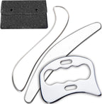 FeelFree Sport 3 in 1 Muscle Scraper Tool-Gua Sha Scraping Tool Physical Therapy Massage Tool-Soft Tissue Mobilization for Back, Legs, Arm (A+D+S)
